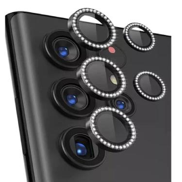 Imagem de Película (Kit 05 Pçs) da Lente Câmera Lisa / Strass Para Galaxy S25 Ultra