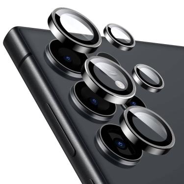 Imagem de Película (Kit 05 Pçs) da Lente Câmera Lisa / Strass Para Galaxy S25 Ultra