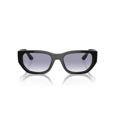 Imagem de Óculos de Sol Vogue Eyewear 0VO5586S W44/79 Tam 53 / Preto - Lentes Azul Gradiente