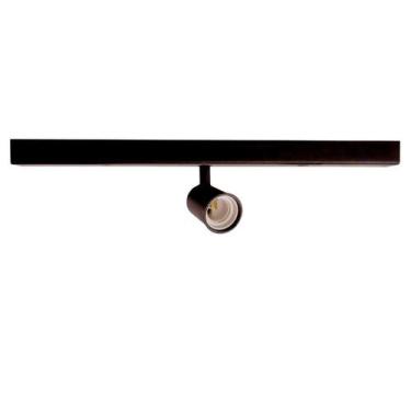 Imagem de Luminária Trilho Eletrificado 1 Lâmpada Direcionável - MadeinSP, PRETO