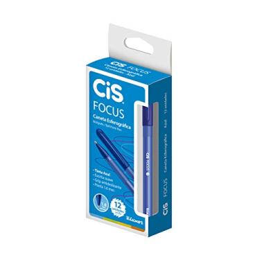 Imagem de Caneta Esferográfica, CIS, Focus 56.8300, Azul, pacote de 12