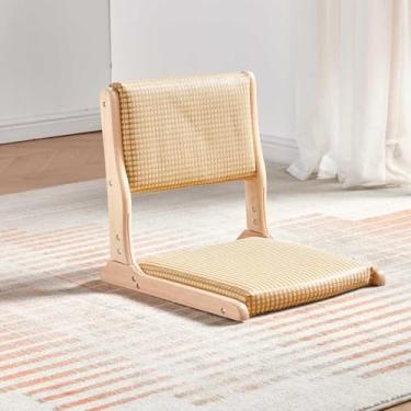 Imagem de Cadeira Tatami Sem Pernas - Cadeira De Chão Portátil Para Sala De Estar & Quarto - Assento De Meditação Confortável, H, 46 * 45 * 51cm