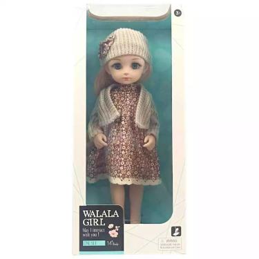 Imagem de Boneca Walala Girl 35cm com Roupas Estilosas Infantil - Toys Import J24270