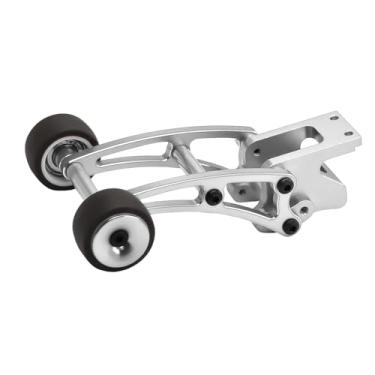 Imagem de Kokiya Acessório para Cabeça E Roda de Carro RC, Fácil de Instalar, Atualização Leve, Liga de Alumínio, Peça para Carro RC, Barra de Roda para 1/14 14210, Prata