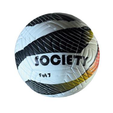 Imagem de Bola de futebol society / fut7 pu pro laminado 4mm kick off ultra fusi