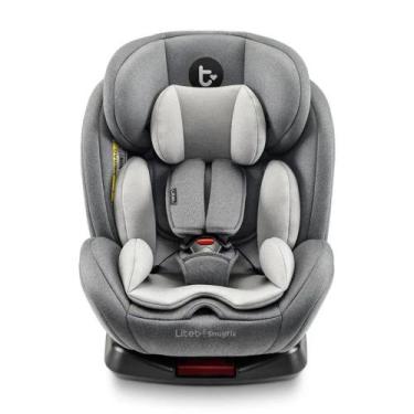 Imagem de Cadeira Para Auto Litet Snugfix 360o Com Isofix Preta E Cinza + Book