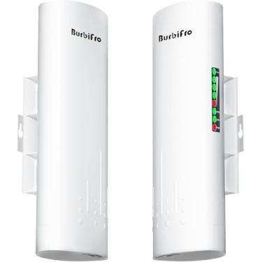Imagem de Starlink Ponto a Ponto Transmissão de Longo Alcance para Internet Externa para Roteador Geração 3, Extensor de Rede Starlink, Portas LAN de 100 Mbps 5,8 GHz 3 KM com Antena de Alto Ganho de 16dBi
