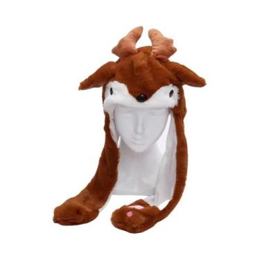 Imagem de Conjunto 3 Em 1 De Gorro, Cachecol E Luvas De Pelúcia Super Macio E Qu