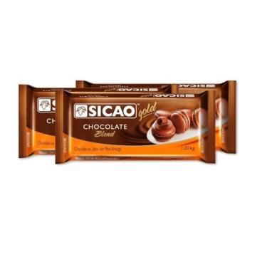 Imagem de Cobertura Barra Chocolate Blend Gold 1,01Kg - Sicao
