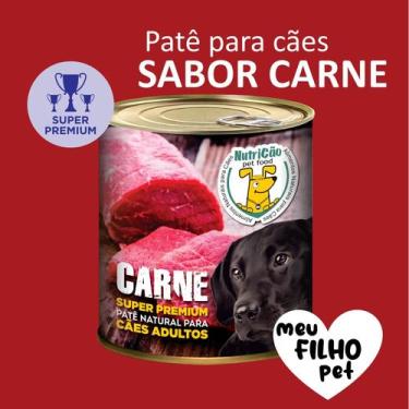 Imagem de Patê Natural Super Premium Carne Adulto - Comida para Cachorro, Ração 