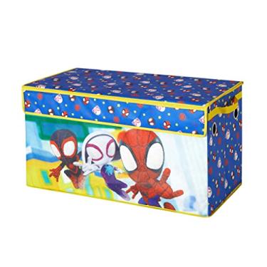 Imagem de Idea Nuova Marvel Spidey and His Amazing Friends Collapsible Toy Storage Trunk, Durable with Soft Lid, 28.5"x14.5"x16"