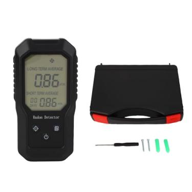 Imagem de Hilitand Digital Radon Detector Portátil Radon Gas Tester Radon Monitor Com Instalação Montada na Parede para Túnel de Minas Doméstica Resultados de Curto Prazo de Longo Prazo Display