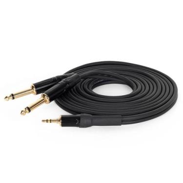 Imagem de Cabo Adaptador P2 Estéreo Para 2 P10 Mono - CIRILO CABOS, 8 MT