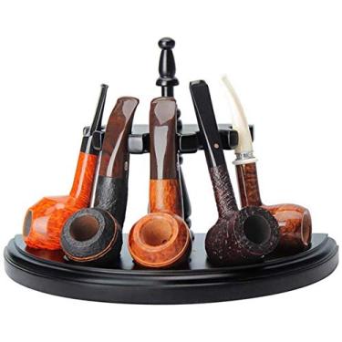 Imagem de Caixa de charuto humidor suporte para cachimbo de tabaco, cachimbos de tabaco expositor cachimbos/697