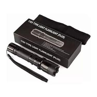 Imagem de Lanterna Teaser Light Flashlight Preta com Modos de Iluminação e Alça de Pulso Recarregável Compacta