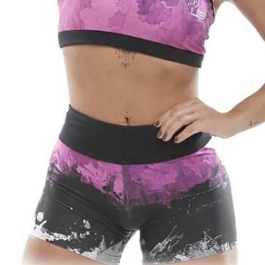 Imagem de Short Upperjust Abstract Pink Tamanho P-Feminino