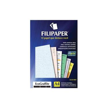 Imagem de Papel Ecograffite Cristal A4 210X297Mm 90G Filipaper 100Fls
