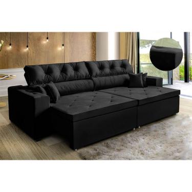 Imagem de Sofá New Austin 3,00 m Retrátil Reclinavel com Molas - Ws Estofados