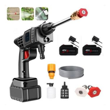 Imagem de Lavadora Alta Pressão Lava Jato Portátil Sem Fio Recarregável Bivolt 1