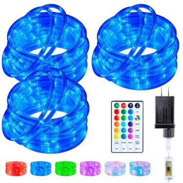 Imagem de Luzes de corda que mudam de cor ao ar livre - Luzes de corda LED de 99