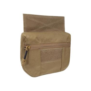 Imagem de FARMSOLDIER Bolsa tática para despejo, bolsa de transporte de armadura, bolsa utilitária de caça EDC, equipamento de combate para escaramuça de airsoft, esportes ao ar livre, coiote bronzeado