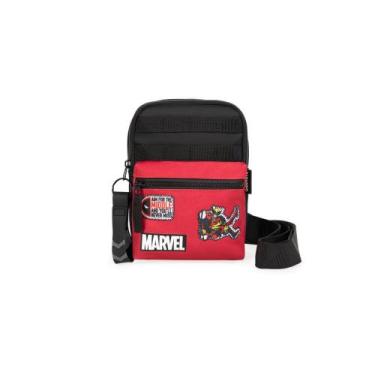 Imagem de Bolsa Transversal Deadpool e Wolverine Vermelha - Bagaggio, U