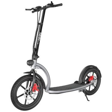 Imagem de Patinete Elétrico para Adultos com Alcance 50km e Peso 100kg, Hiboy VE1 PRO 16, Cinza