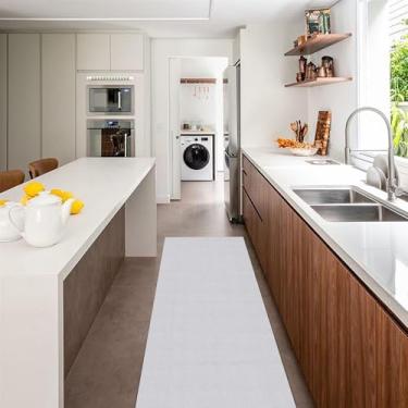 Imagem de Tapete Passadeira Beira Cama Cairo Antiderrapante 0,65 X 2,00 Cru