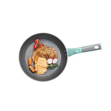 Imagem de Frigideira antiaderente com alça de baquelite para uso doméstico, pequenas panquecas, omelete, bife, frigideira, adequada para fogão de indução e fogão a gás, utensílio de cozinha