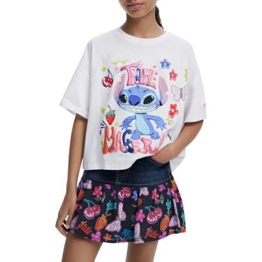 Imagem de Desigual Saia jeans curta para meninas, Azul, 4 Anos