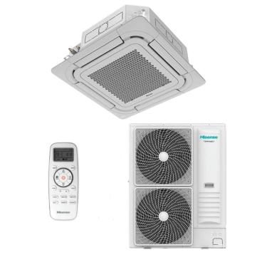 Imagem de Ar Condicionado Split Cassete 4 Vias Inverter Hisense 60000 BTUs Frio AUW-60T6RNC - 380V
