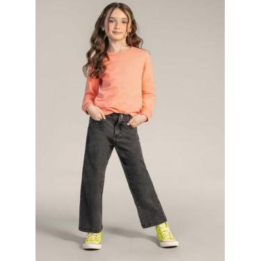 Imagem de Calça jeans infantil menina Brandili, 6, Azul
