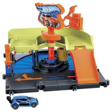 Imagem de Hot wheels city pista lava rápido da cidade - mattel hdr27