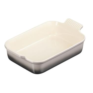 Imagem de TRAVESSA LE CREUSET HERITAGE RETANGULAR EM CERÂMICA 26CM FLINT 71102264440001