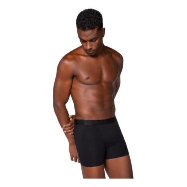 Imagem de Kit Com 2 Cuecas Boxer Lupo 784-088, Vinho, Preto, G