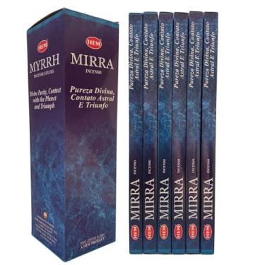 Imagem de Incenso Indiano Hem Mirra - Limpeza Energética 6 Caixas