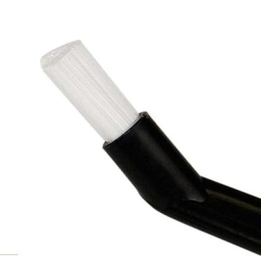 Imagem de 1 pç/3 pç escova de limpeza para máquina de café expresso escova de limpeza de sujeira de café escova de limpeza de alça de plástico ferramentas de limpeza (1 peça)