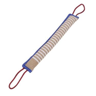 Imagem de Jiawu Brinquedo para Puxar Mordida de Cachorro, Brinquedo para Puxar Cachorro de Juta, Bastão de Dentição, Mordida para Treinamento de Filhotes para Busca e Treinamento de Filhotes,