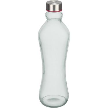 Imagem de Garrafa 1 Litro água Suco Home&co Vidro Com Tampa 31x9x9cm