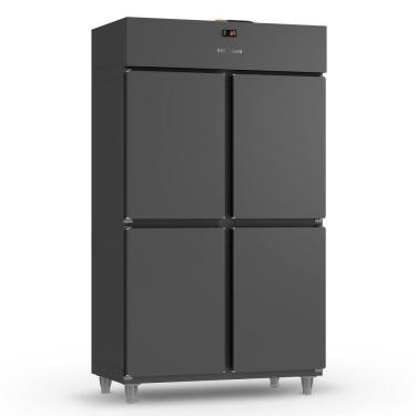 Imagem de Mini Câmara Extra Frio Refrimate Preta 4 Portas 220V MCEF4PB