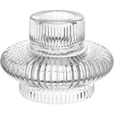 Imagem de Castiçal Redondo De Vidro Home&co 8x5cm Transparente