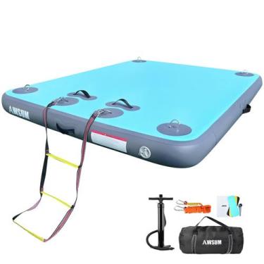 Imagem de Plataforma de doca flutuante inflável AWSUM 183x152x15cm 6 pés