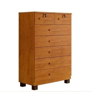 Imagem de Cômoda New Barcelona 7 Gavetas Benetil Cinamomo.