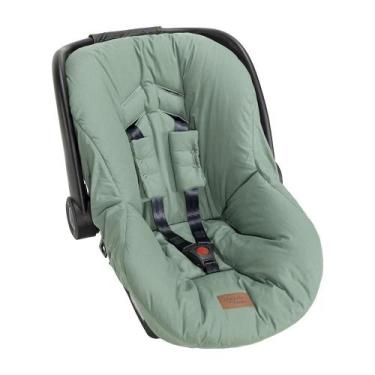 Imagem de Capa de Bebê Conforto C/ Protetor De Cinto 100% Algodão - 03 Peças - 0