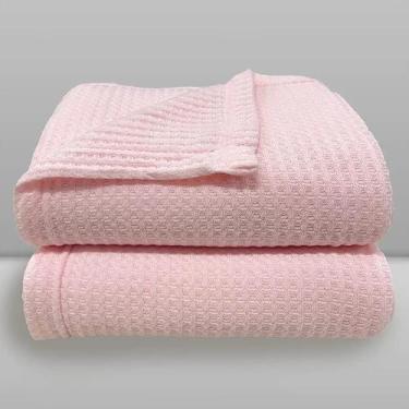 Imagem de Manta Bebê Termocelular Cubes - LAÇO BEBE, Rosa