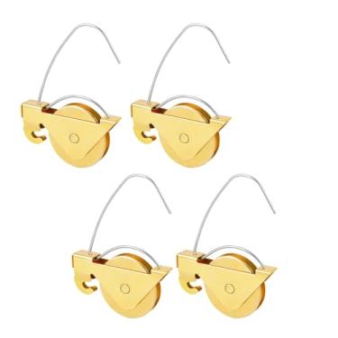 Imagem de 4 rolos de porta de tela deslizante, durável de 3,5 cm, tela deslizante de 3,5 cm, substituição de roda de tensão com rolamento de esfera de aço compatível com KDEX20 Series KD