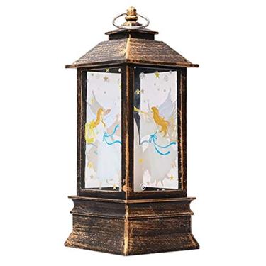 Imagem de Lâmpada de chama Papai Noel Decoive Lâmpada LED Glow Candle Lamp Luz branca quente