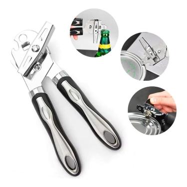 Imagem de 2X Abridor De Lata Cerveja E Garrafa Multifuncional Em Aço I