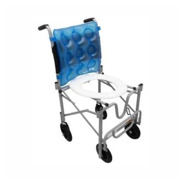Imagem de Encosto Inflável Para Cadeira de Banho Rodas Conforto Apoio Anatômico 