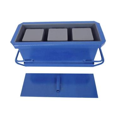 Imagem de Forma Manual Bloco De Concreto De 1514X19X39Cm 3 Furos Fundo